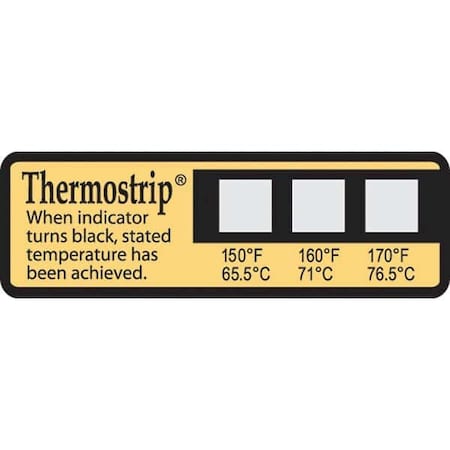 Digi-Sense Irreversible Thermostrip Disinfect, PK 16 90308-11